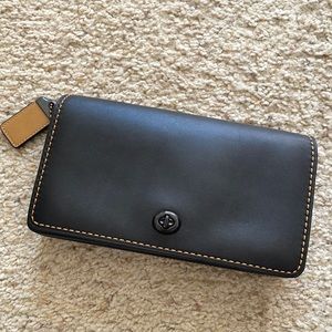 Coach leather 1941 Dinky bag in black with gunmetal hardware